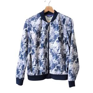 Foray Golf x Golf Digest Women's Printed Bomber Zip Jacket Size Medium - Retro